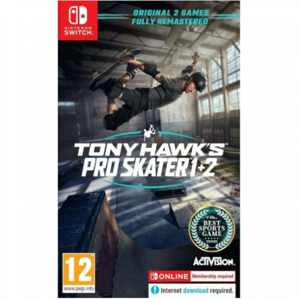 Игра Tony Hawk`s Pro Skater 1+2 [Nintendo Switch, английская версия] в Махачкале