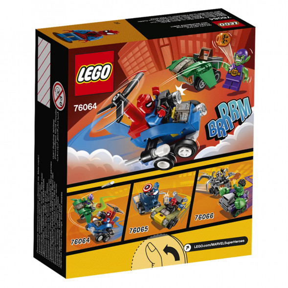 Конструктор LEGO Super Heroes 76064 Человек‑паук против Зелёного Гоблина в Махачкале