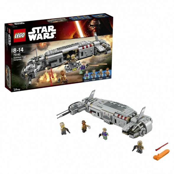 Конструктор LEGO Star Wars 75140 Военный транспорт Сопротивления в Махачкале