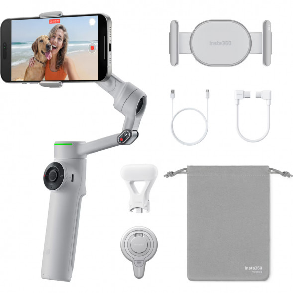 Стабилизатор Insta360 Flow 2 Pro Creator Kit, Stone Gray в Махачкале