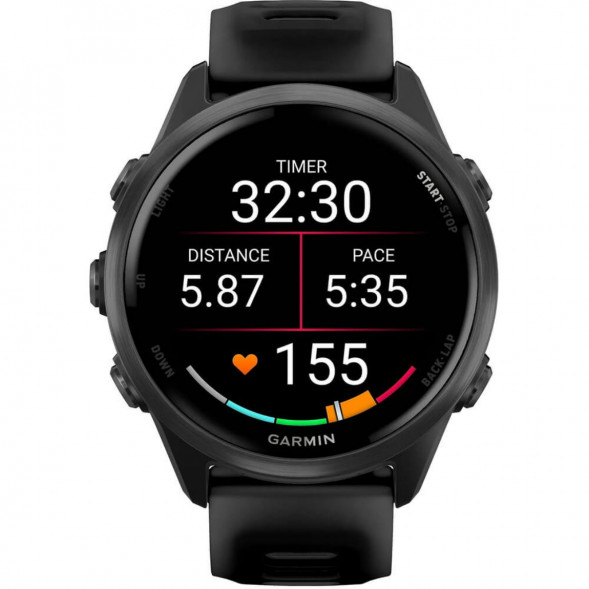 Умные часы Garmin Forerunner 570 42 мм Slate Grey Aluminium/Translucent Black 010-02970-00 в Махачкале