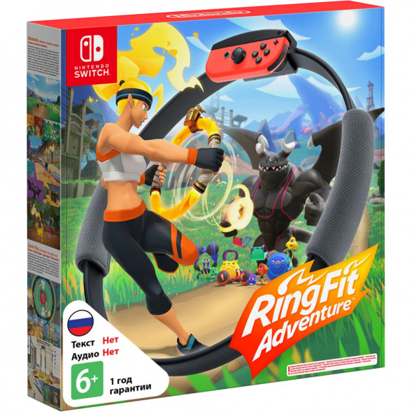 Ring Fit Adventure (Игра + контроллер Ring-Con + ремень на ногу Belt) [Nintendo Switch, английская версия] в Махачкале