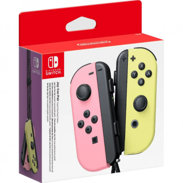 Геймпад Nintendo Switch Joy-Con controllers Duo, пастельный розовый / пастельный жёлтый в Махачкале