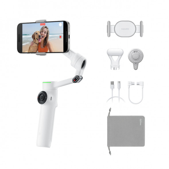 Стабилизатор Insta360 Flow 2 Pro Creator Kit, Summit White в Махачкале