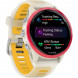 Умные часы Garmin Forerunner 570 42 мм Raspberry Aluminium/Translucent Bone/Mango 010-02970-02 в Махачкале