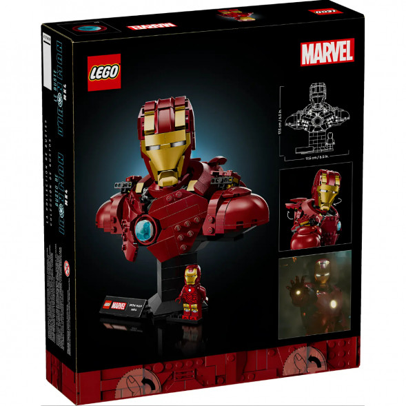 Конструктор LEGO Super Heroes 76327 Бюст Железного человека MK4 в Махачкале
