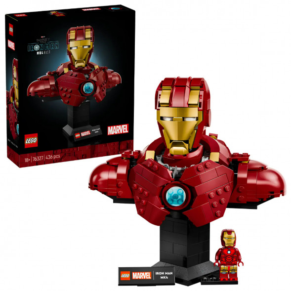 Конструктор LEGO Super Heroes 76327 Бюст Железного человека MK4 в Махачкале