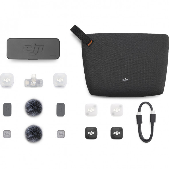 Микрофон DJI Mic Mini 2 (2 TX + 1 Mobile RX + Charging Case) в Махачкале