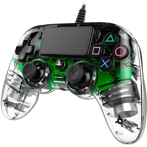 Геймпад проводной Nacon Illuminated Compact PS4, зеленый в Махачкале