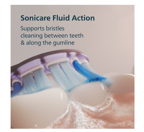 Электрическая зубная щетка Philips Sonicare Series 7100 HX7423/09 (темно-синяя) в Махачкале