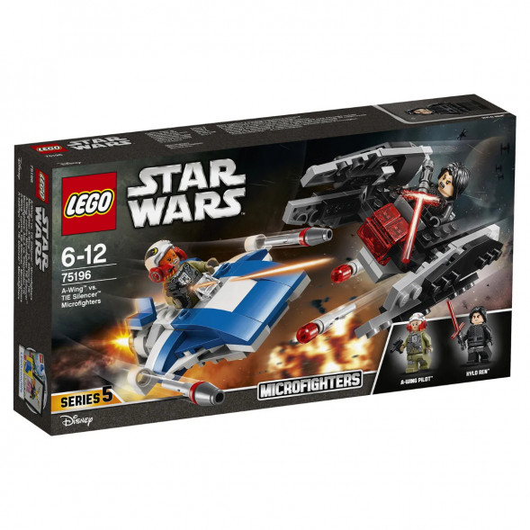 Конструктор LEGO Star Wars 75196 Истребитель типа A против бесшумного истребителя СИД в Махачкале