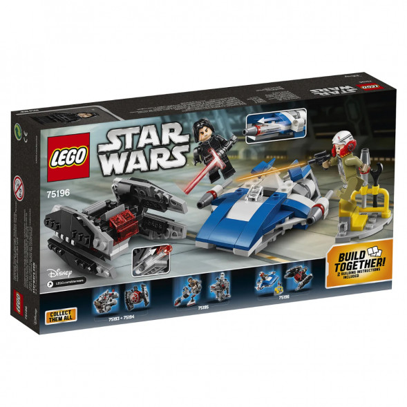 Конструктор LEGO Star Wars 75196 Истребитель типа A против бесшумного истребителя СИД в Махачкале