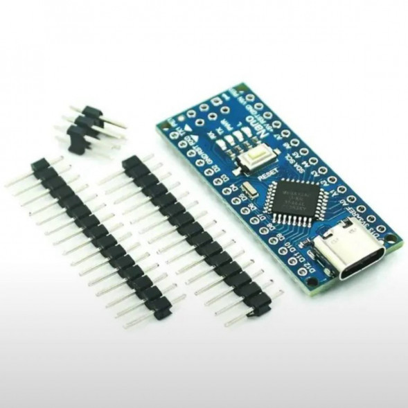 Микроконтроллер Arduino NANO TYPE-C V3.0 (совместимый) Atmega328 CH340 в Махачкале