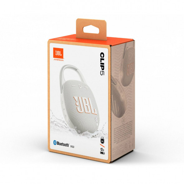 Портативная колонка JBL Clip 5, White в Махачкале