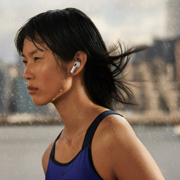Беспроводные наушники Apple AirPods 3 Lightning Charging Case, белый  в Махачкале