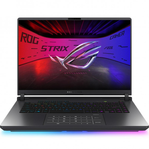 Ноутбук игровой ASUS ROG Strix G16 G615JMR-TS415 (16&amp;quot;, IPS, Intel Core i7-14650HX 2.2ГГц, 16-ядерный, 16ГБ DDR5, 512 ГБ SSD, NVIDIA GeForce RTX 5060 - 8 ГБ, без ОС), серый в Махачкале