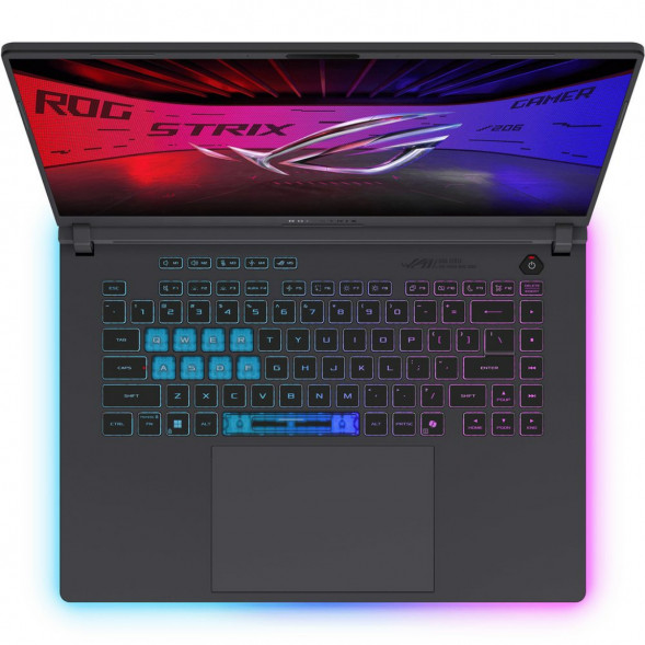 Ноутбук игровой ASUS ROG Strix G16 G615JMR-TS415 (16&amp;quot;, IPS, Intel Core i7-14650HX 2.2ГГц, 16-ядерный, 16ГБ DDR5, 512 ГБ SSD, NVIDIA GeForce RTX 5060 - 8 ГБ, без ОС), серый в Махачкале