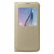 Чехол для Samsung Galaxy S6 S-View Cover (EF-CG920BFE), Gold в Махачкале