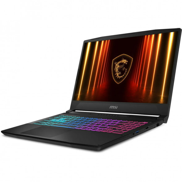 Ноутбук MSI Katana 15 HX B14WFK-1065XRU (15.6&amp;quot;, IPS, Intel Core i5 14450HX 2.4ГГц, 10 ядер, 16ГБ DDR5, 512ГБ SSD, NVIDIA GeForce RTX 5060 - 8 ГБ, FreeDOS), черный в Махачкале