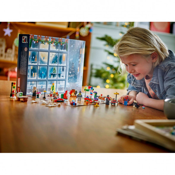Конструктор LEGO Super Heroes 76293 Новогодний календарь Человек-паук, 2024 в Махачкале