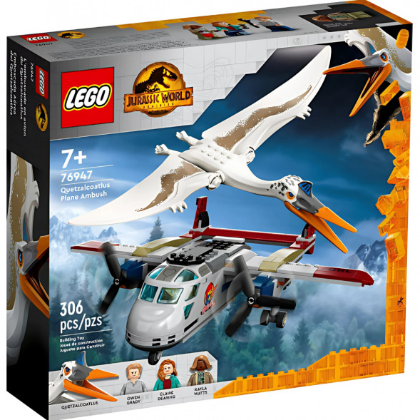 Конструктор LEGO Jurassic World 76947 Кетцалькоатль: нападение на самолёт в Махачкале