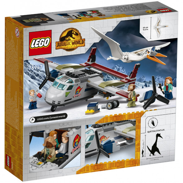 Конструктор LEGO Jurassic World 76947 Кетцалькоатль: нападение на самолёт в Махачкале