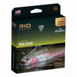 Леска RIO Elite Gold WF5F, Moss/Gold/Gray
