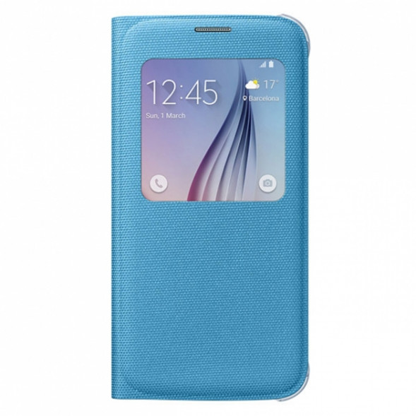 Чехол для Samsung Galaxy S6 S-View Cover (EF-CG920BLE), Blue в Махачкале