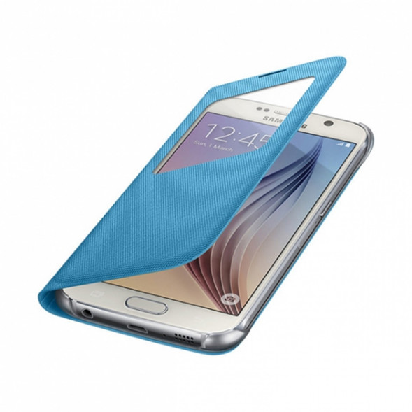 Чехол для Samsung Galaxy S6 S-View Cover (EF-CG920BLE), Blue в Махачкале