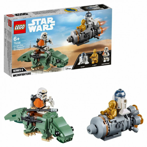 Конструктор LEGO Star Wars 75228 Спасательная капсула Микрофайтеры дьюбэк в Махачкале