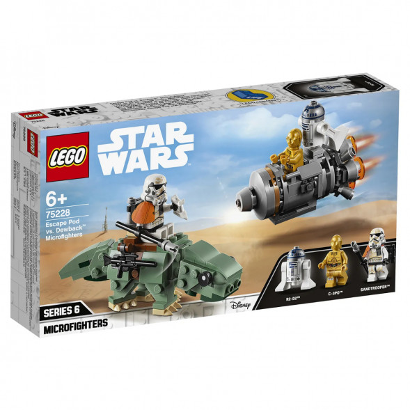 Конструктор LEGO Star Wars 75228 Спасательная капсула Микрофайтеры дьюбэк в Махачкале