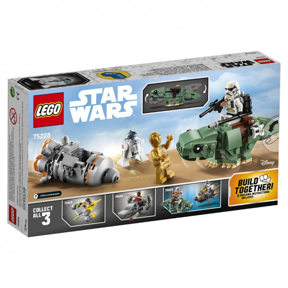Конструктор LEGO Star Wars 75228 Спасательная капсула Микрофайтеры дьюбэк в Махачкале