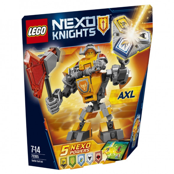 Конструктор LEGO Nexo Knights 70365 Боевые доспехи Акселя в Махачкале