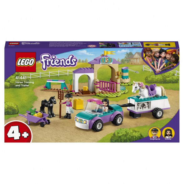 Конструктор LEGO Friends 41441 Тренировка лошади и прицеп для перевозки в Махачкале
