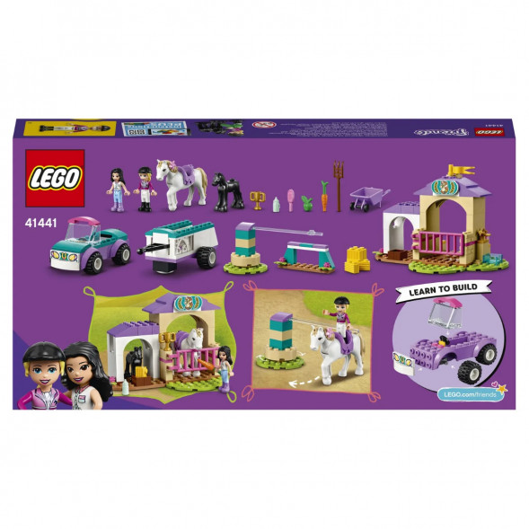 Конструктор LEGO Friends 41441 Тренировка лошади и прицеп для перевозки в Махачкале