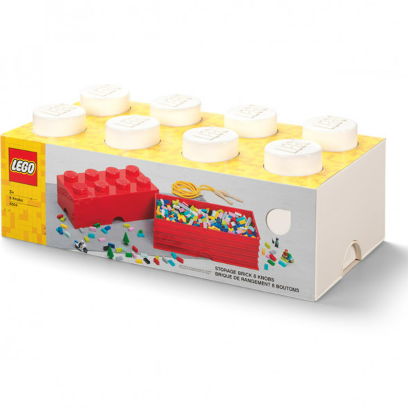 Пластиковый кубик для хранения LEGO Creator 4004, белый в Махачкале