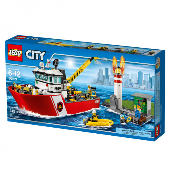 Конструктор LEGO City 60109 Пожарный катер в Махачкале