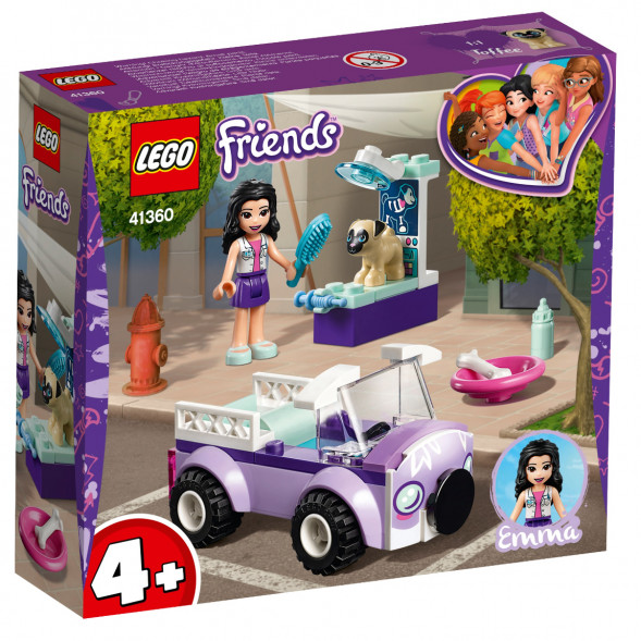 Конструктор LEGO Friends 41360 Передвижная ветклиника Эммы в Махачкале