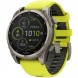 Умные часы Garmin Fenix 8, 51 мм, Solar, Sapphire Titanium with AMP Yellow/Graphite Silicone Band 010-02907-20 в Махачкале