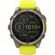Умные часы Garmin Fenix 8, 51 мм, Solar, Sapphire Titanium with AMP Yellow/Graphite Silicone Band 010-02907-20 в Махачкале