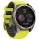 Умные часы Garmin Fenix 8, 51 мм, Solar, Sapphire Titanium with AMP Yellow/Graphite Silicone Band 010-02907-20 в Махачкале