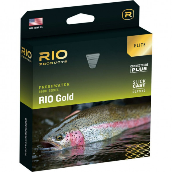 Леска RIO Elite Gold WF8F, Moss/Gold/Gray в Махачкале