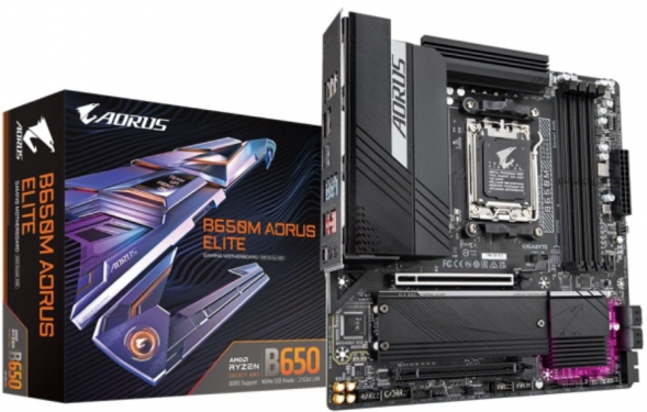 Материнская плата GIGABYTE B650M AORUS ELITE mATX в Махачкале