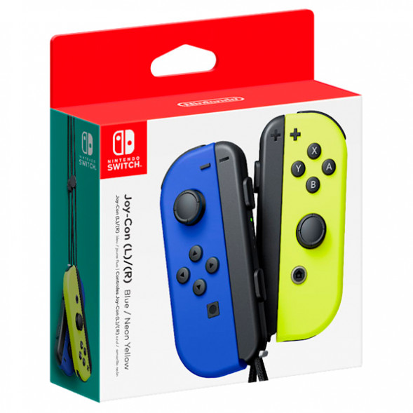 Геймпад Nintendo Switch Joy-Con controllers Duo, синий/желтый в Махачкале