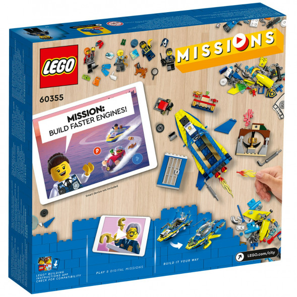 Конструктор LEGO City 60355 Детективные миссии водной полиции в Махачкале