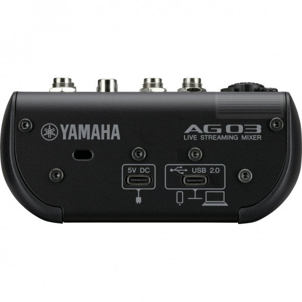 Микшер для стриминга Yamaha AG03MK2 LSPK Live Stream Black с аксессуарами в Махачкале