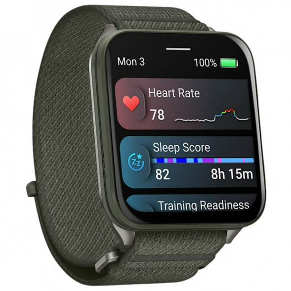 Умные часы Garmin Venu X1 Green с нейлоновым ремешком Moss ComfortFit 010-02980-03 в Махачкале