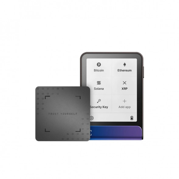 Аппаратный криптокошелек Ledger Flex+Recovery Key, Neptune Blue в Махачкале