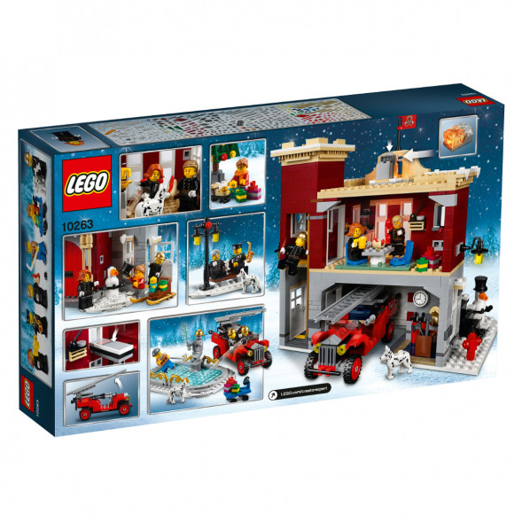 Конструктор LEGO Creator 10263 Пожарная часть в зимней деревне в Махачкале