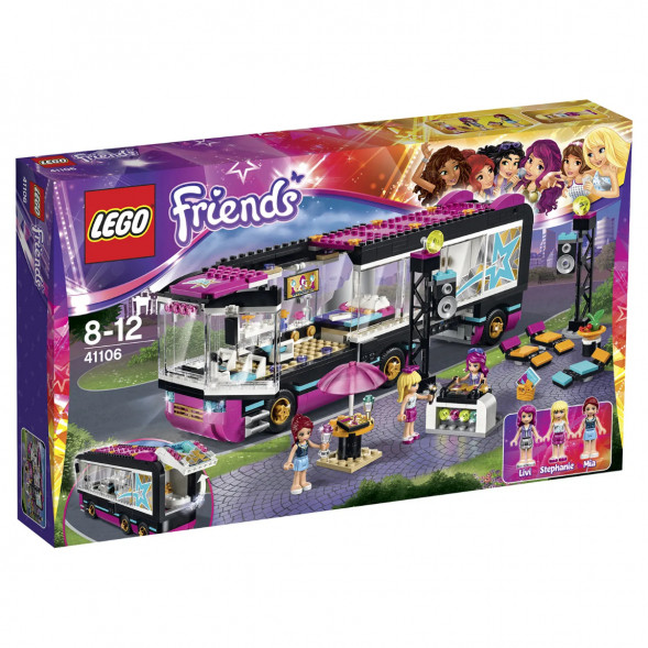 Конструктор LEGO Friends 41106 Поп звезда: гастроли в Махачкале